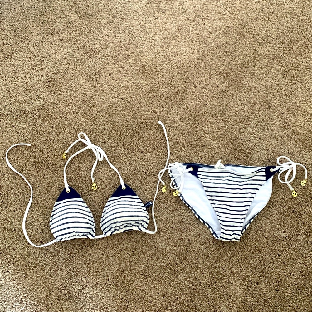 Sperry string bikini.